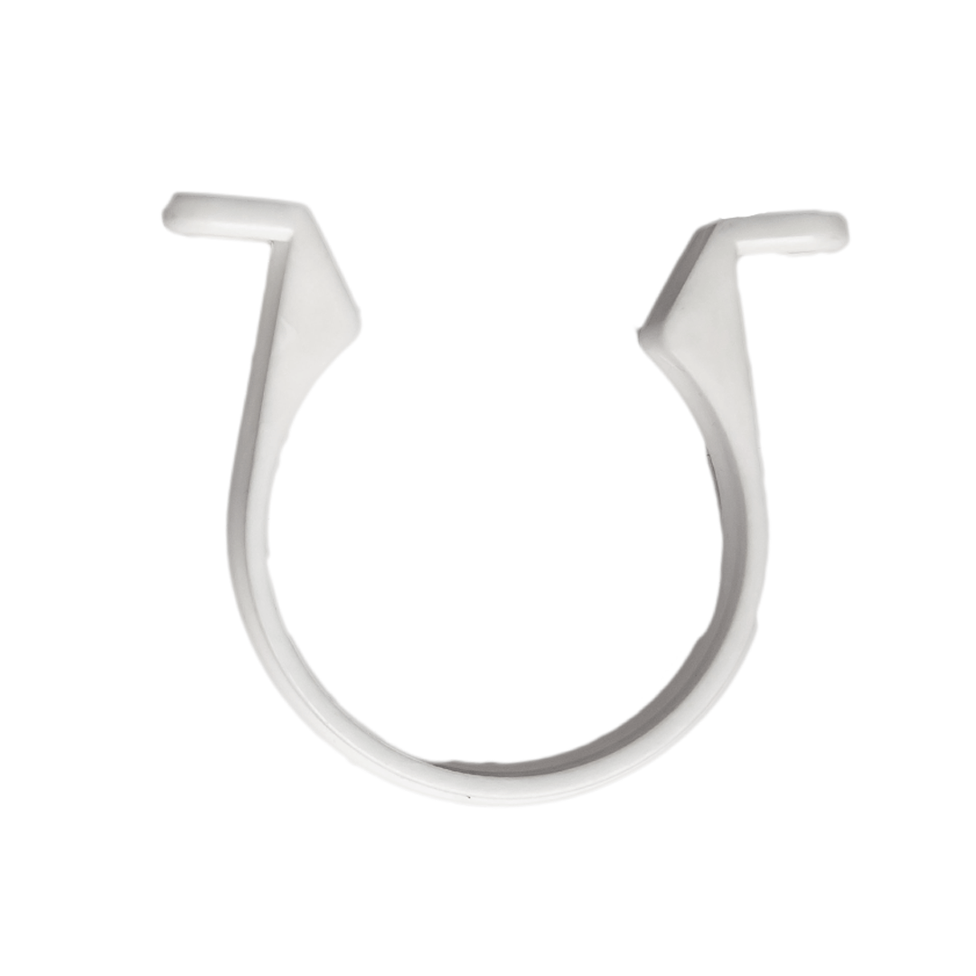 Down Pipe Clips 82mm - White - WeGo Group