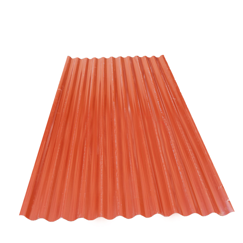 Brick Red Gloss Finish Corrugated Iron Sheet