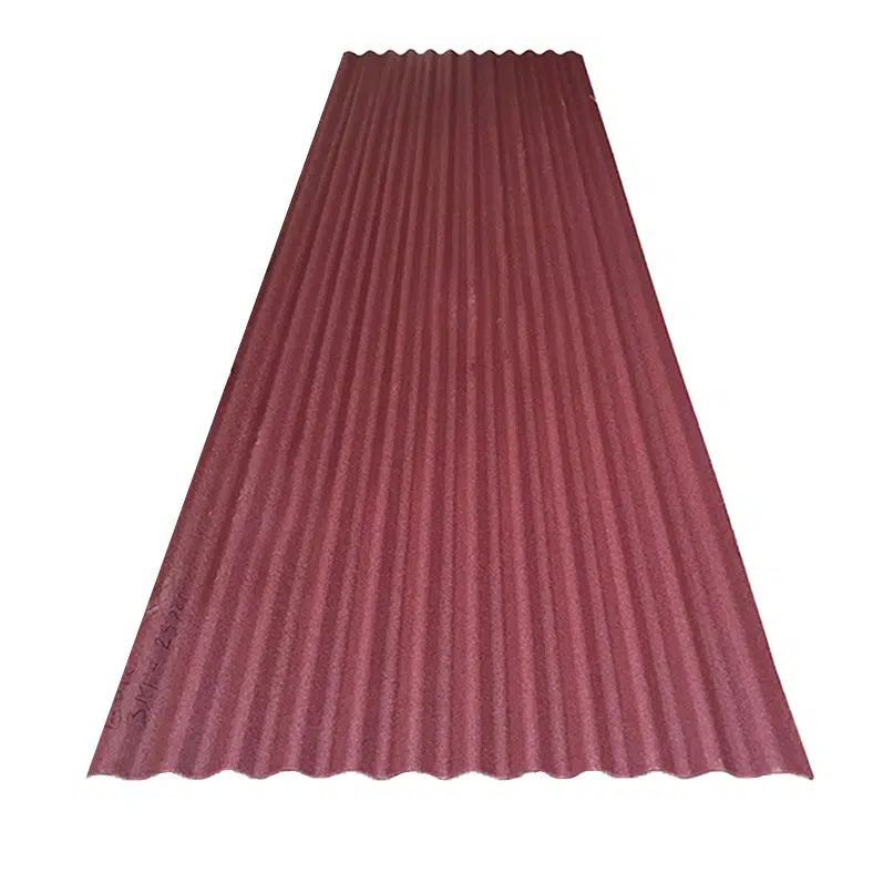 Maroon Matt / Textured Finish Corrugated Iron Sheet