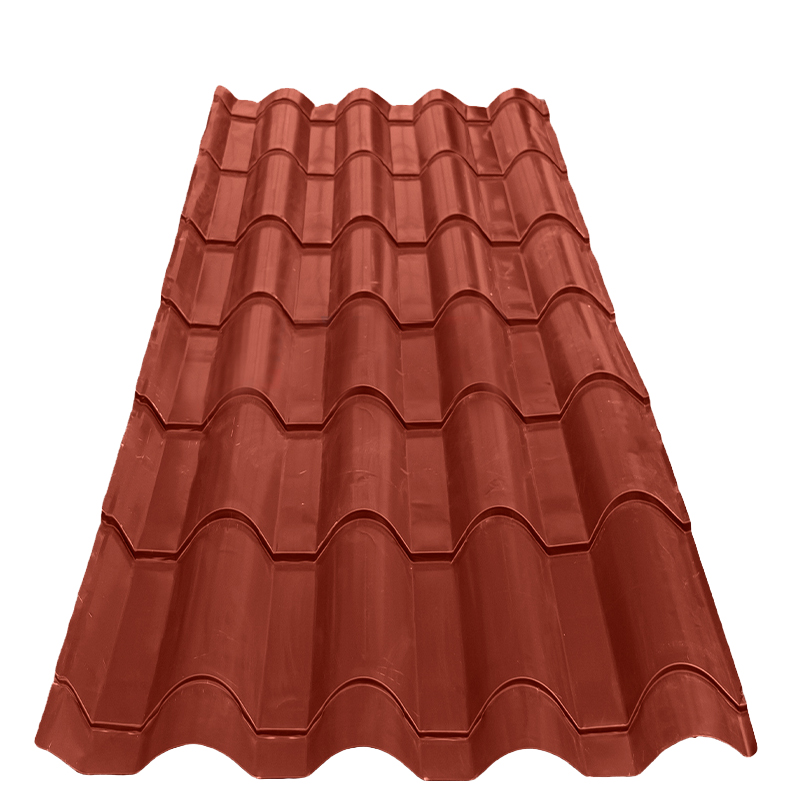 Maroon Gloss Finish Elegantile Roofing Sheet