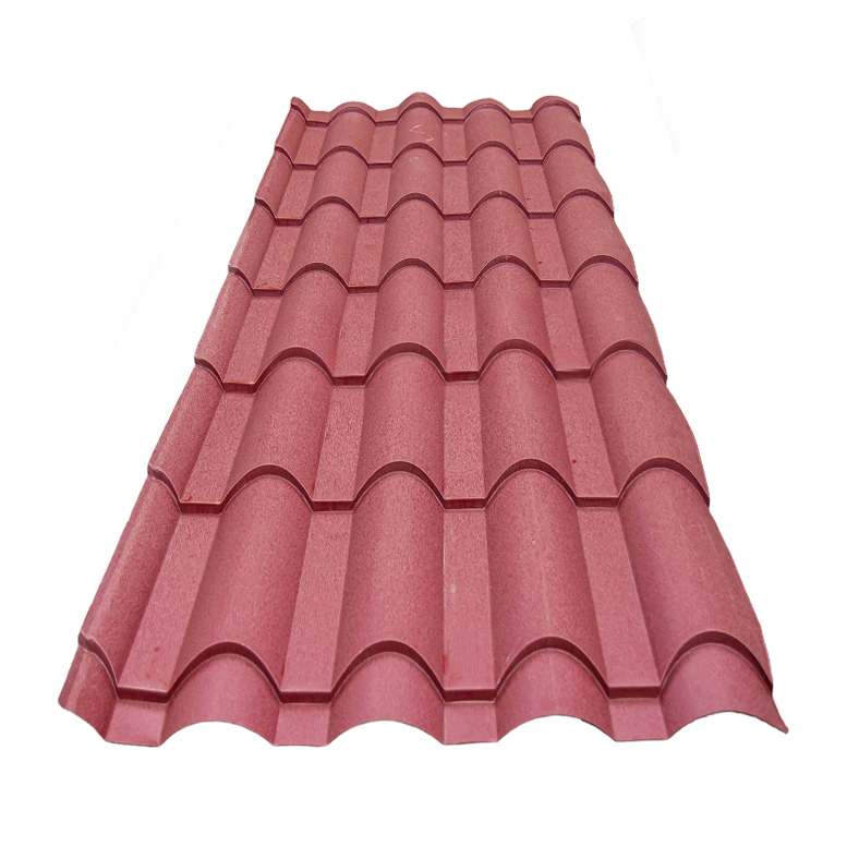 Maroon Matt / Textured Finish Elegantile Roofing Sheet