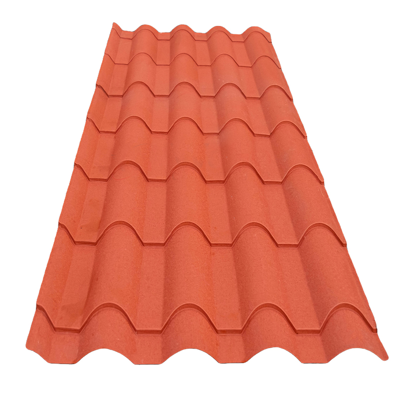 Tile Red Matt / Textured Finish Elegantile Roofing Sheet