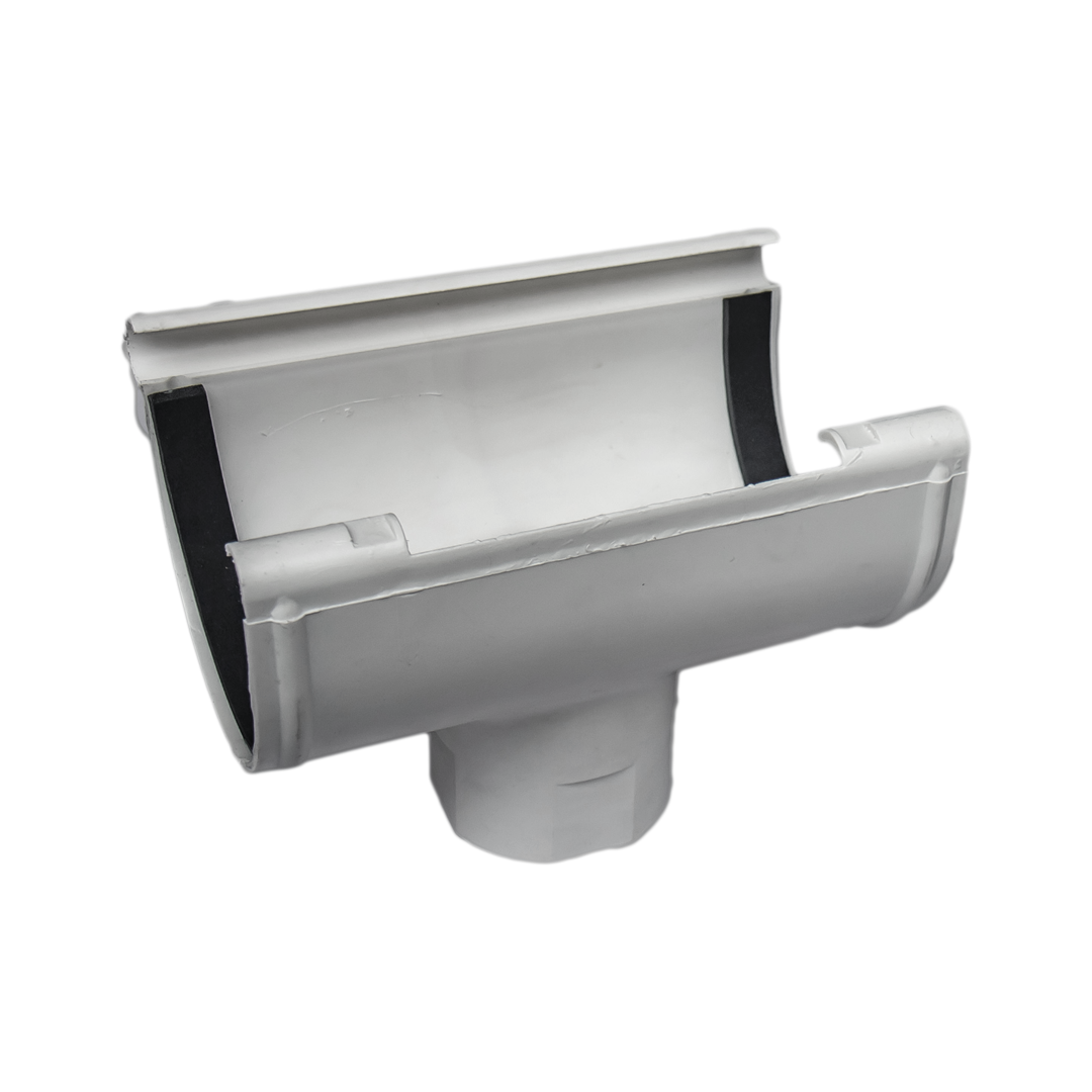 Gutter Outlet / Dropper 140mm - White