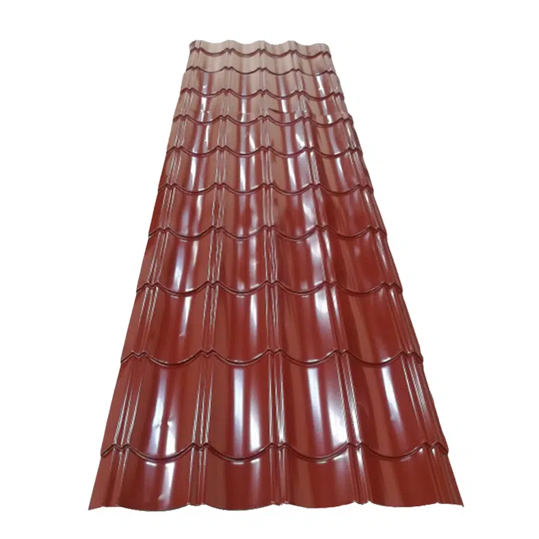 Maroon Gloss Finish Mandarin Tile