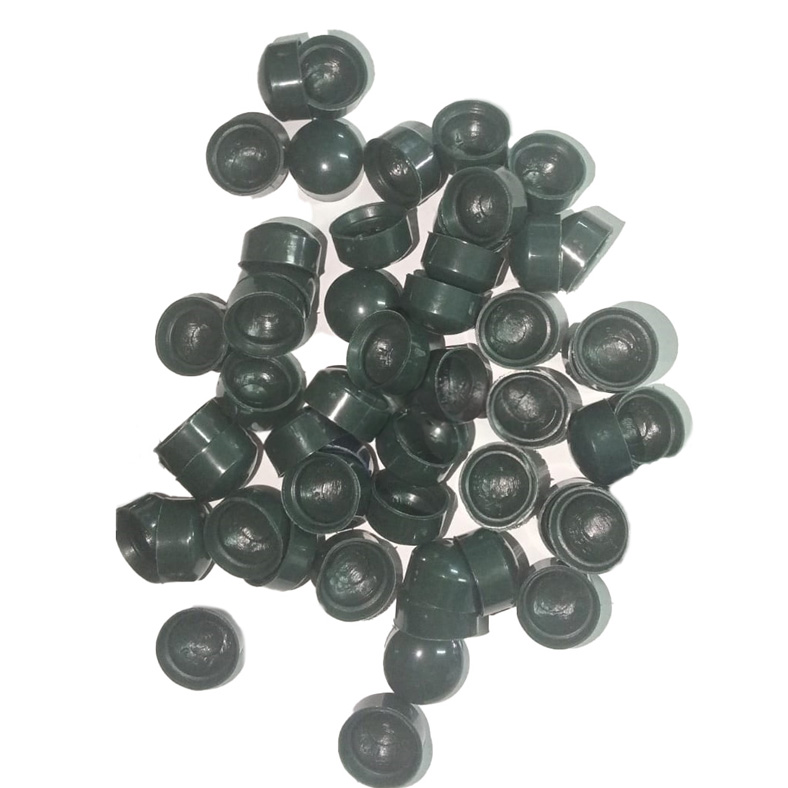 Olive Green Coloured Roofing Nail Rubber Caps