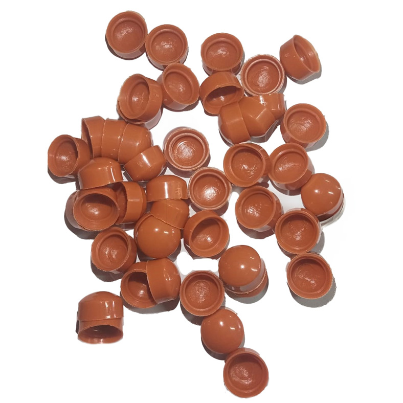 Tile Red Coloured Roofing Nail Rubber Caps