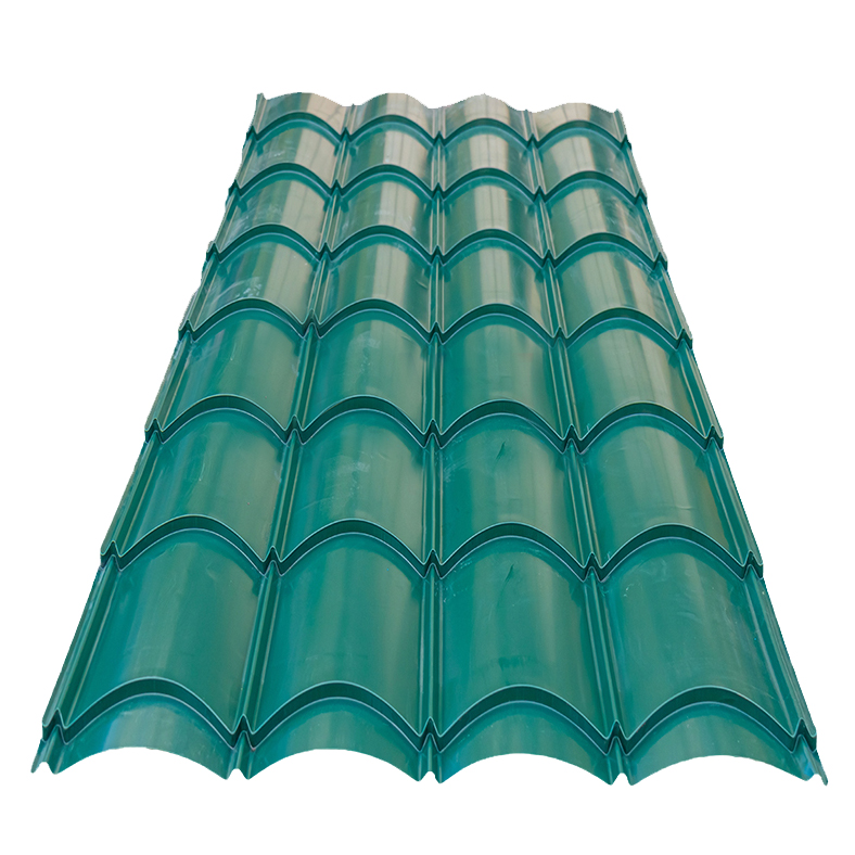 Dark Green Gloss Finish Star Tile Roof Sheet