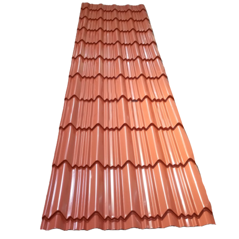 Tile Red Gloss Finish Versatile Roofing Sheet