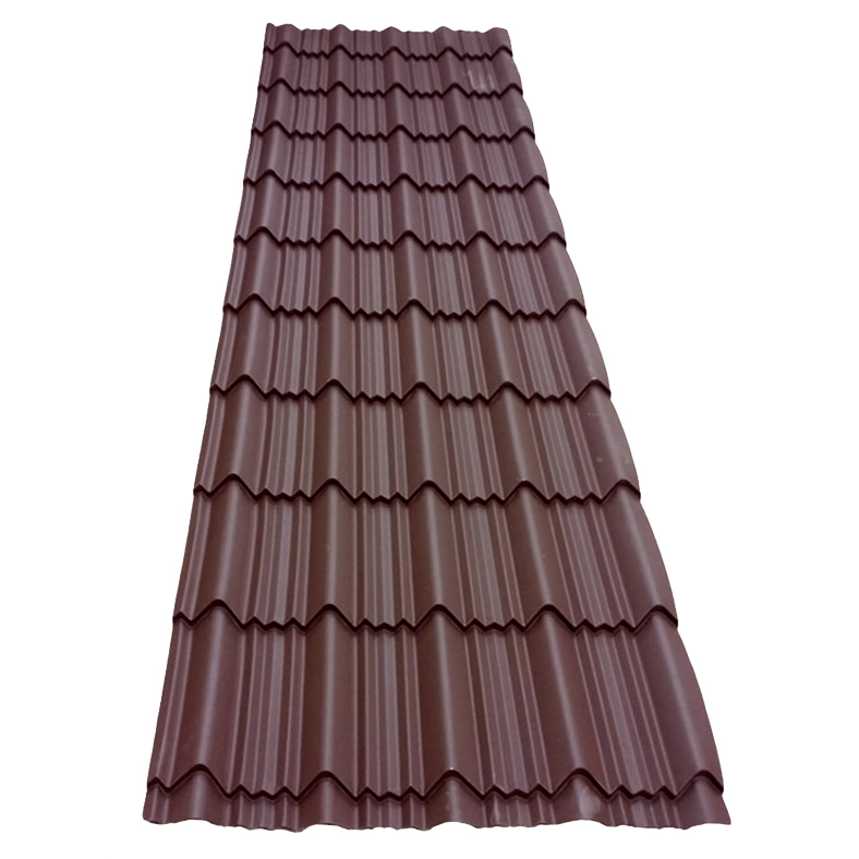 Maroon Matt /nTextured Finish Versatile Roofing Sheet