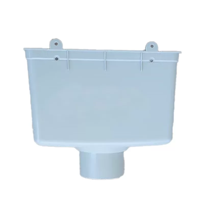 Brilliant White Gutter Collector Box / Water Hopper