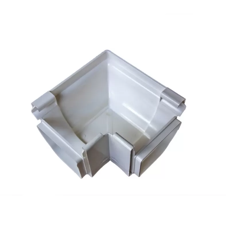 Gutter Corner - UPVC Brilliant White Gutter